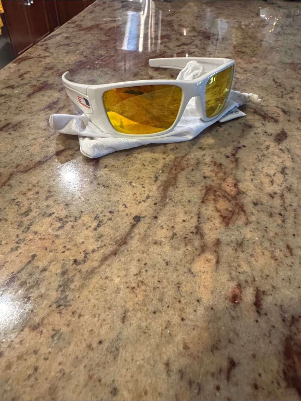 Oakley fuel cell sunglasses with USA logo